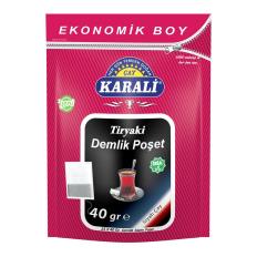 DEMLİK POŞET ÇAY TİRYAKİ 1KG  40GR25 ADT  1000GR 